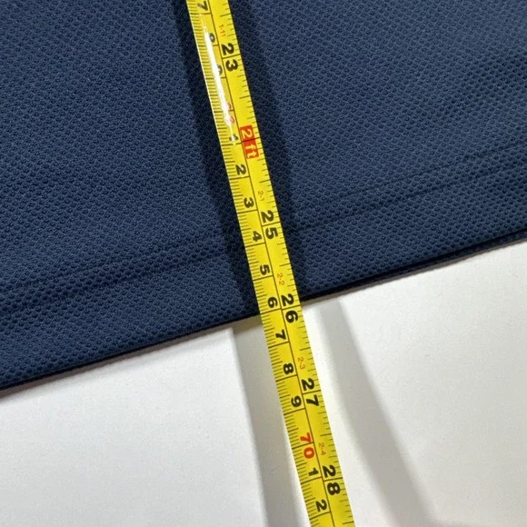 Columbia Pfg Shade Short Sleeve Polo Shirt Navy Blue Men's Size Large Golfing - Picture 6 of 7